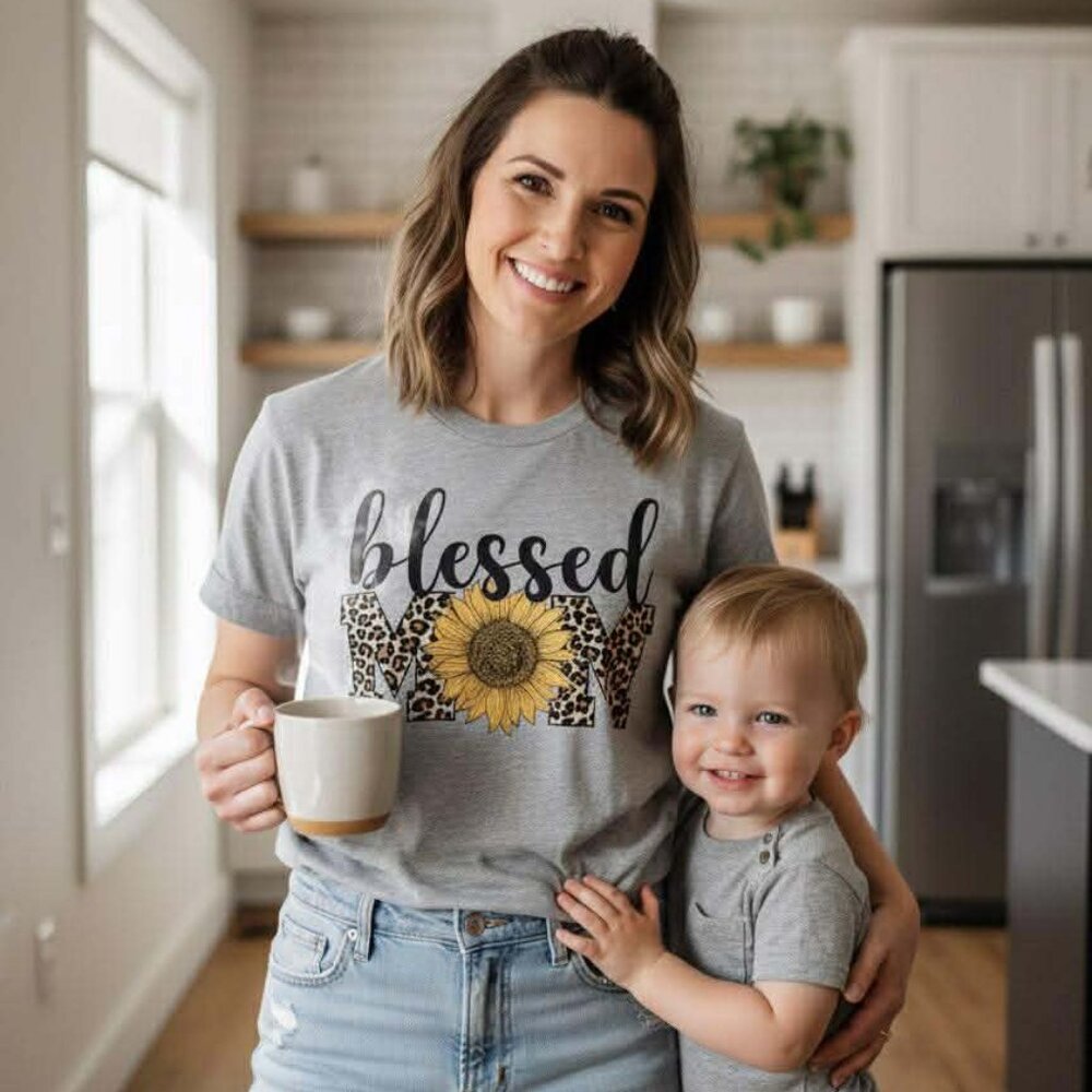 Women's Blessed Mom Tee